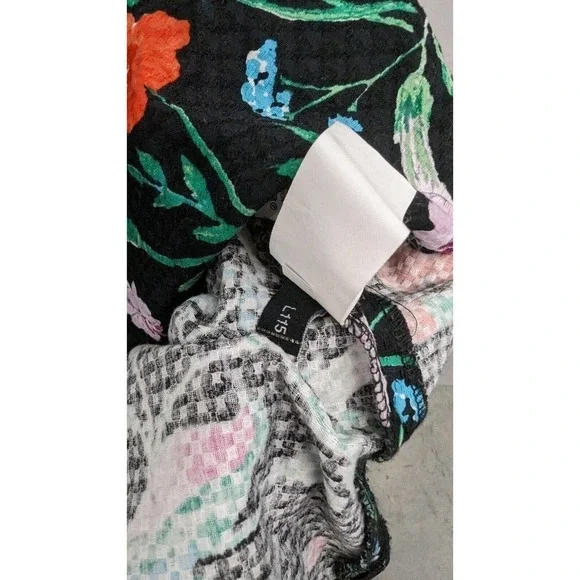 kate spade new york Jardin Tile Jacquard Hummingbird Floral Ruffle Dress Size 2 - Picture 10 of 10